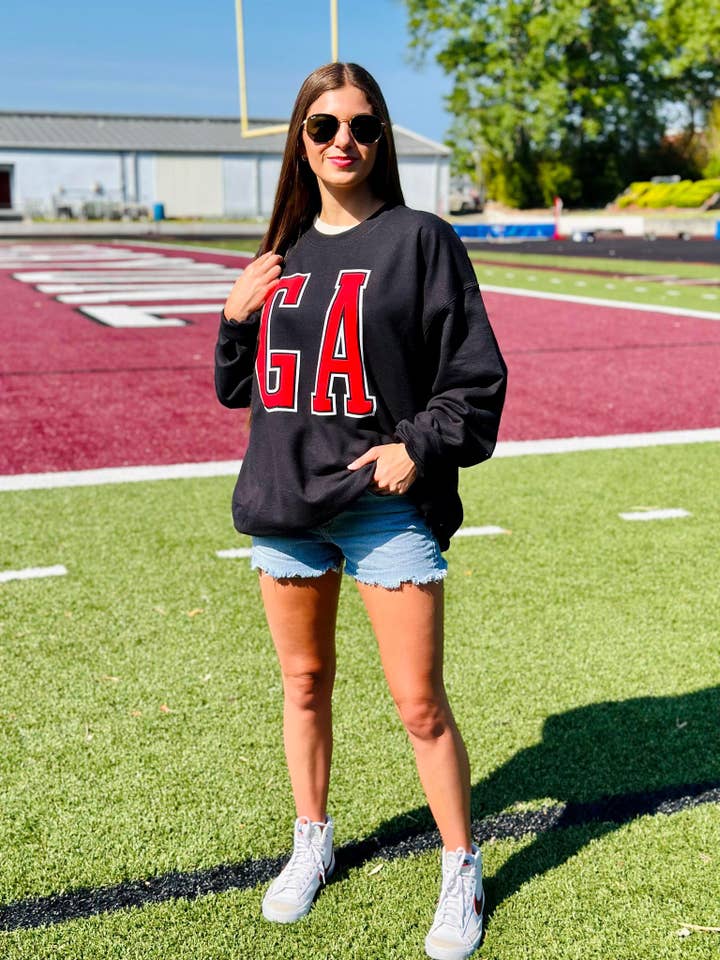 Dash Forward Wholesale - Wholesale Graphic Sweatshirt - Women's - Custom State Double Puff Sweatshirt2