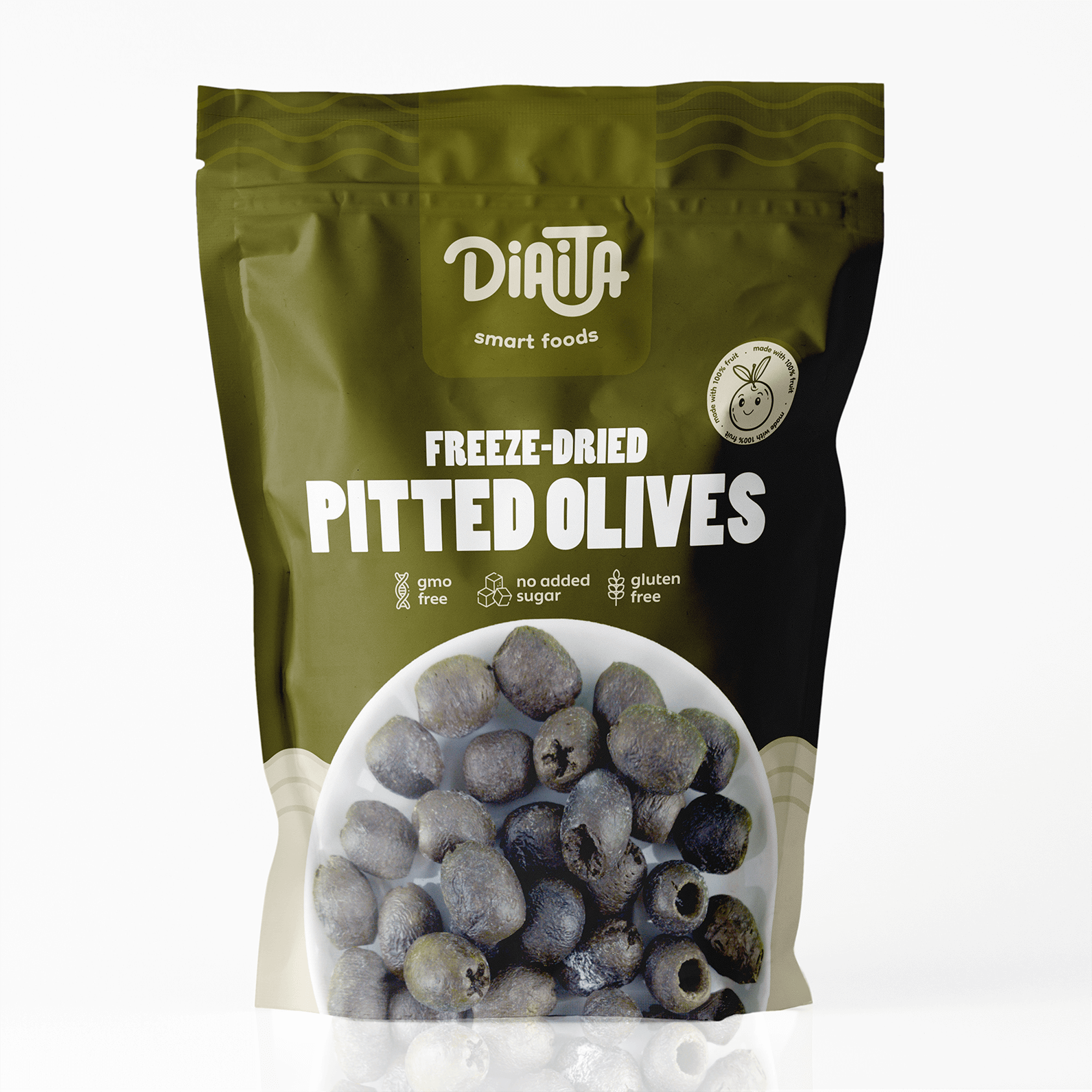 Diaita - Wholesale Dried/Dehydrated Fruit - Salted Dehydrated Olives Snack0
