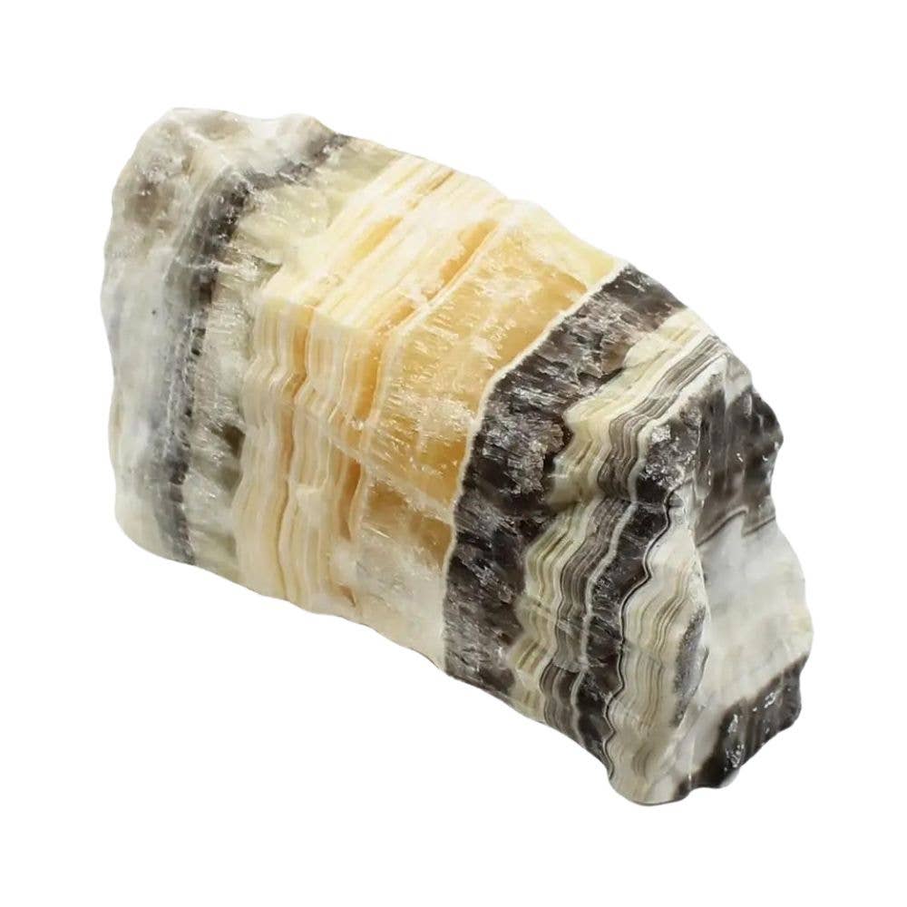 Earths Elements Wholesale - Vente Pierre et cristal de spiritualité - Calcite zébrée brute, petite, 1 lb, variation de couleur naturelle1