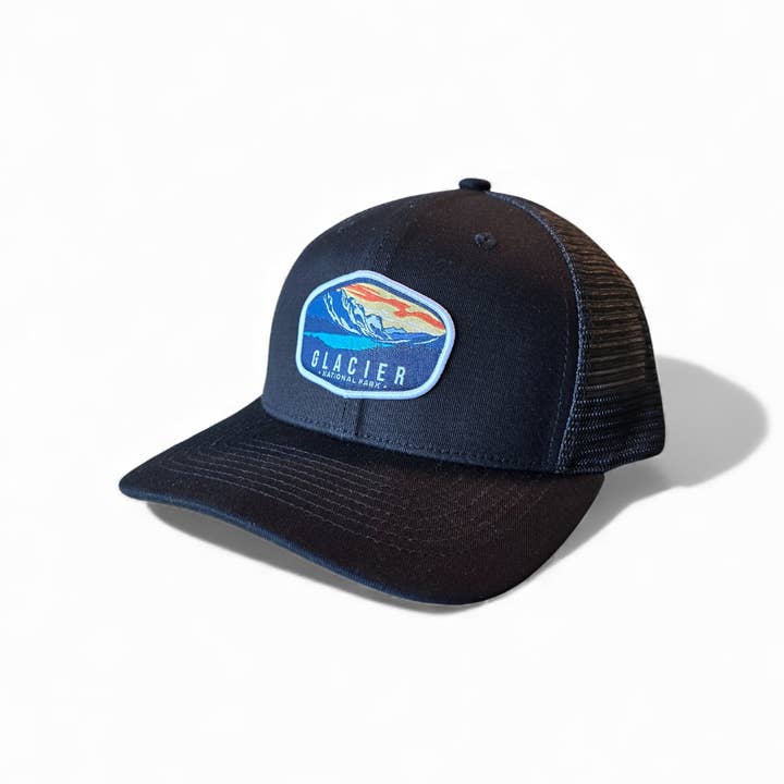 PNW Apparel – Engroshandel Trucker hat - Unisex – Glacier National Park Snapback Hat9