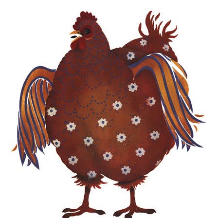Poulet France Hen Wall Stencil for wholesale by Designer Stencils
