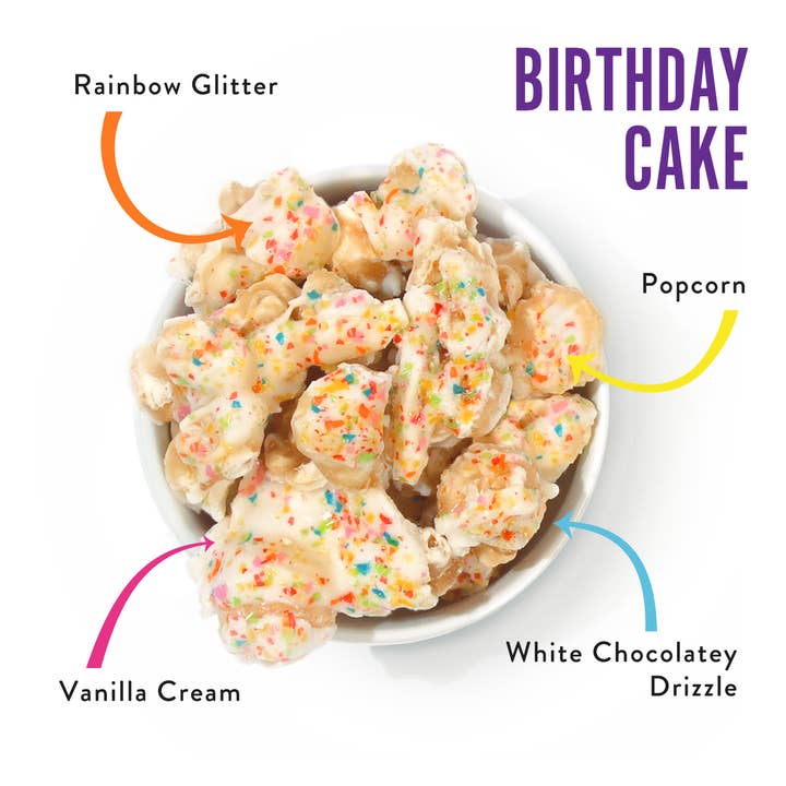 Funky Chunky - Wholesale Popcorn - Birthday Cake | Caramel Popcorn | 5-ounce Bags1