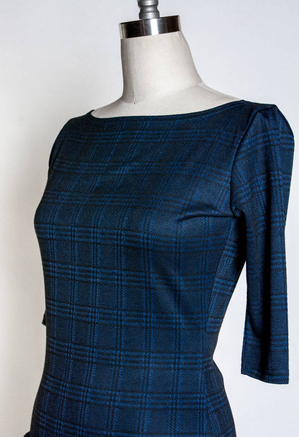 Heart of Haute - Wholesale Blouse - Women's - Josie Top- Black & Blue Plaid3