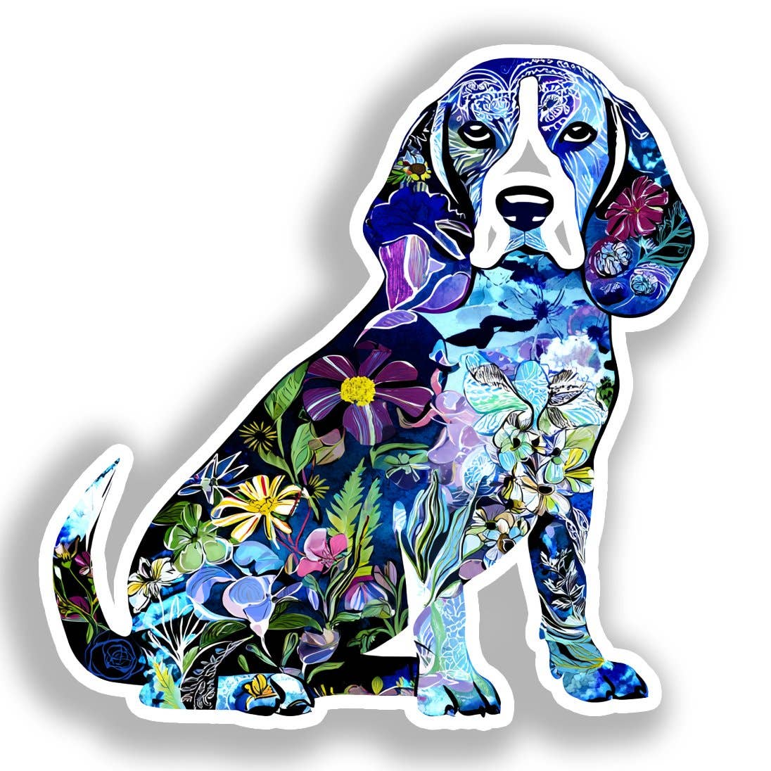 Yoonek Graphics - Wholesale Sticker - Beagle Dog Decal Sticker # A0186220