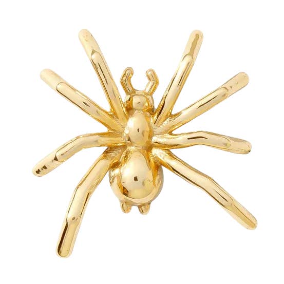 Spider – 14K Gold Threadless Pin for wholesale by Piercing-zone