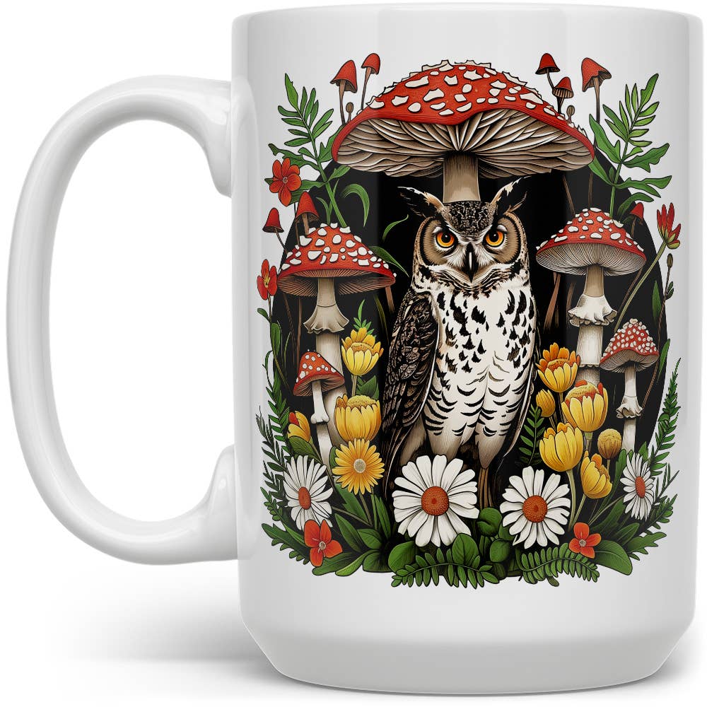 Loftipop - Wholesale Coffee Mug - Woodland Forest Owl Coffee Mug, Whimsical Cottagecore Gifts3