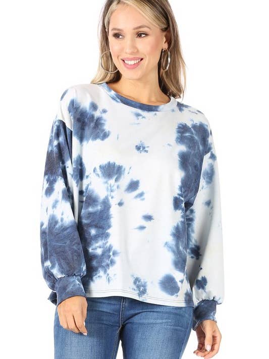 Chris & Carol Apparel – Großhandel Strickoberteil – Damen – BATIK-STRICK IN ÜBERGRÖSSE - X211004T-1