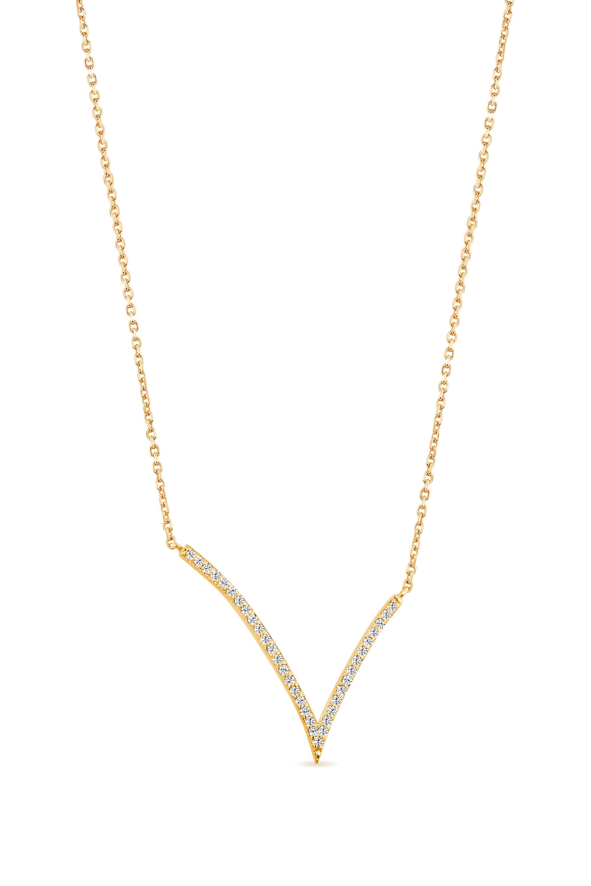 SALLY SKOUFIS™ - Wholesale Pendant/charm necklace - Shine Necklace with Black Diamonds in 18 Gold