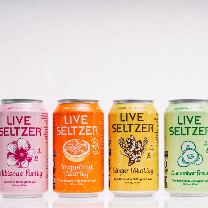 Kombucha Town - Wholesale Sparkling Water - Cucumber - Live Seltzer Water