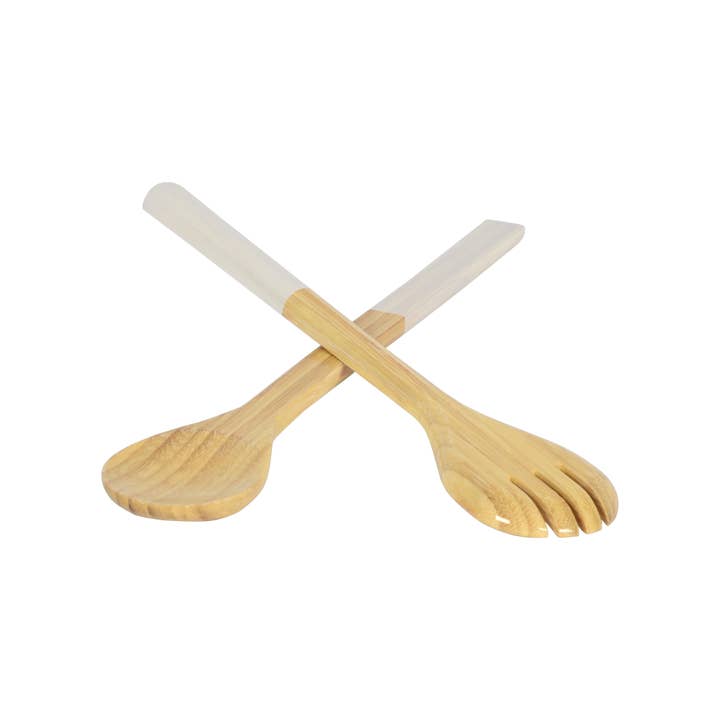 albert L. (punkt) Inc. - Wholesale Serving Utensil - Large Bamboo Server Set12