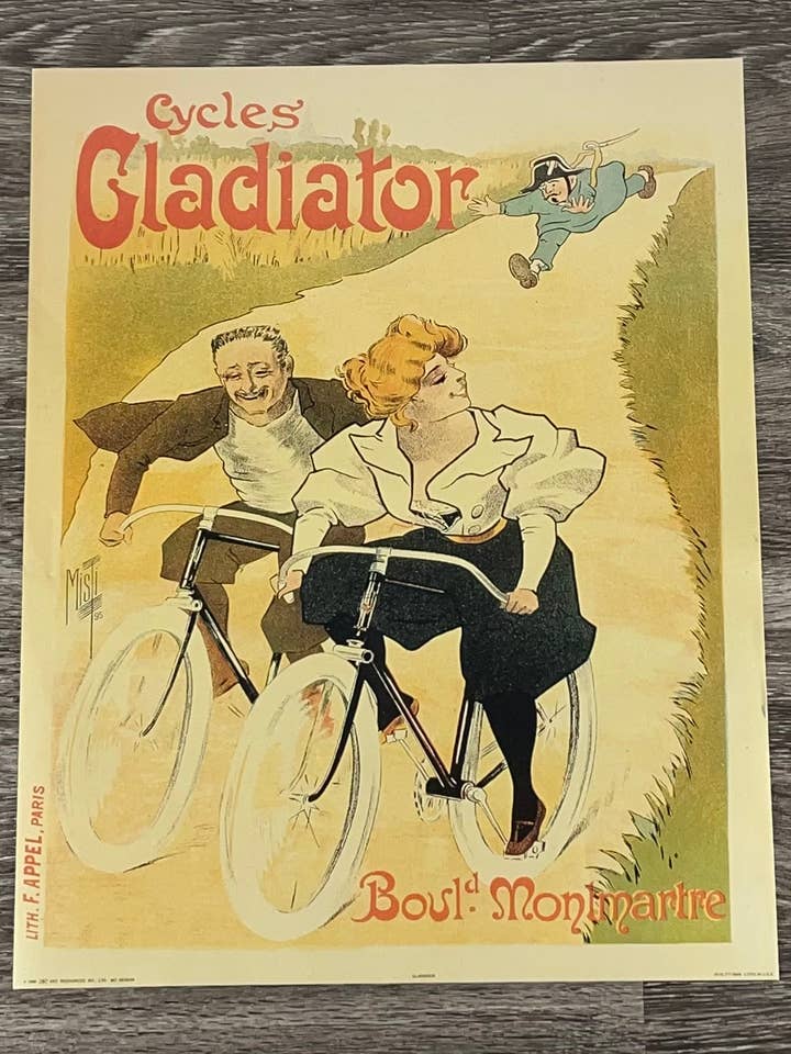 Gladiator Cycles for wholesale by Laycomb Art & Design