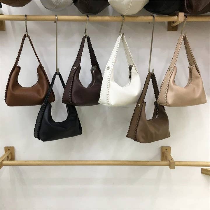 Litchi Pattern Shoulder Handbag for wholesale by kycozy