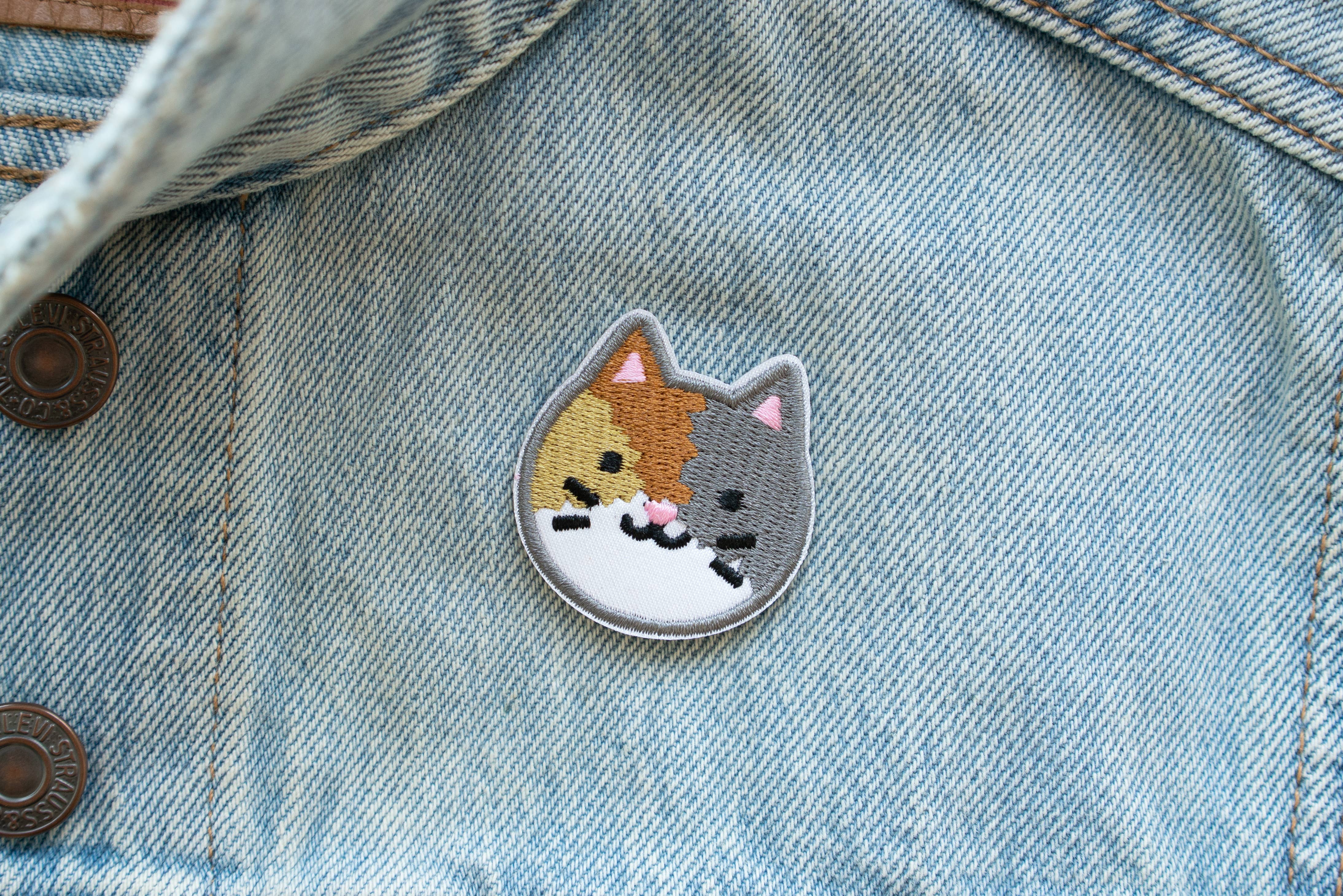 Multi Tortie Kitty Patch for wholesale on Faire