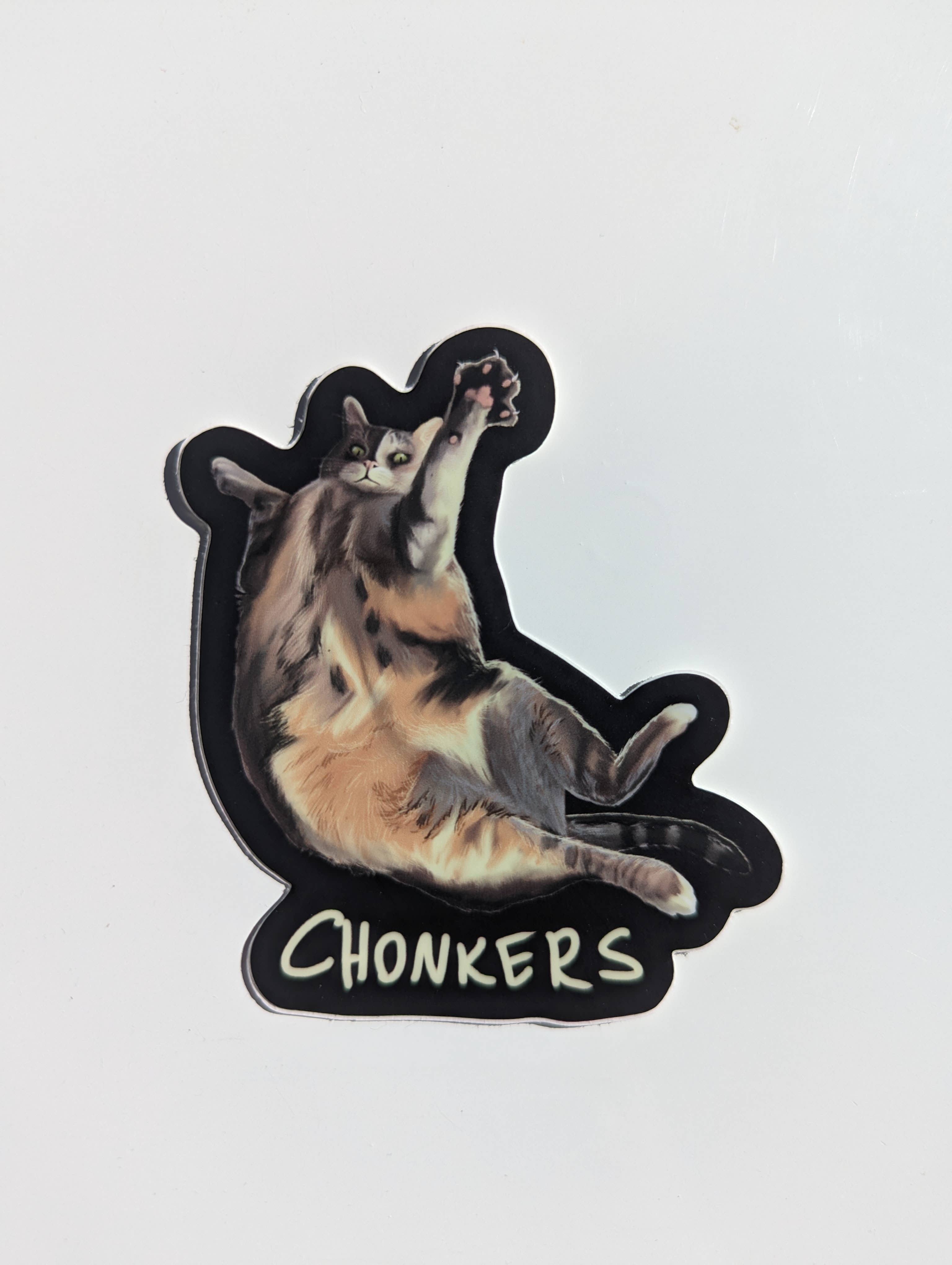 Eric Southard Art - Wholesale Sticker - Chonkers Cat Sticker0
