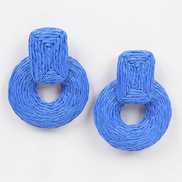 3AM BY H&D ACCESSORIES – Brincos de argola por atacado – Brinco de Papel Artesanal2