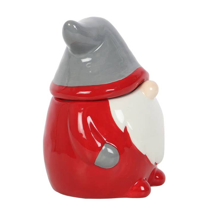 Something Different Wholesale - Wholesale Coffee Mug - Red and Grey Christmas Gonk Lidded Mug