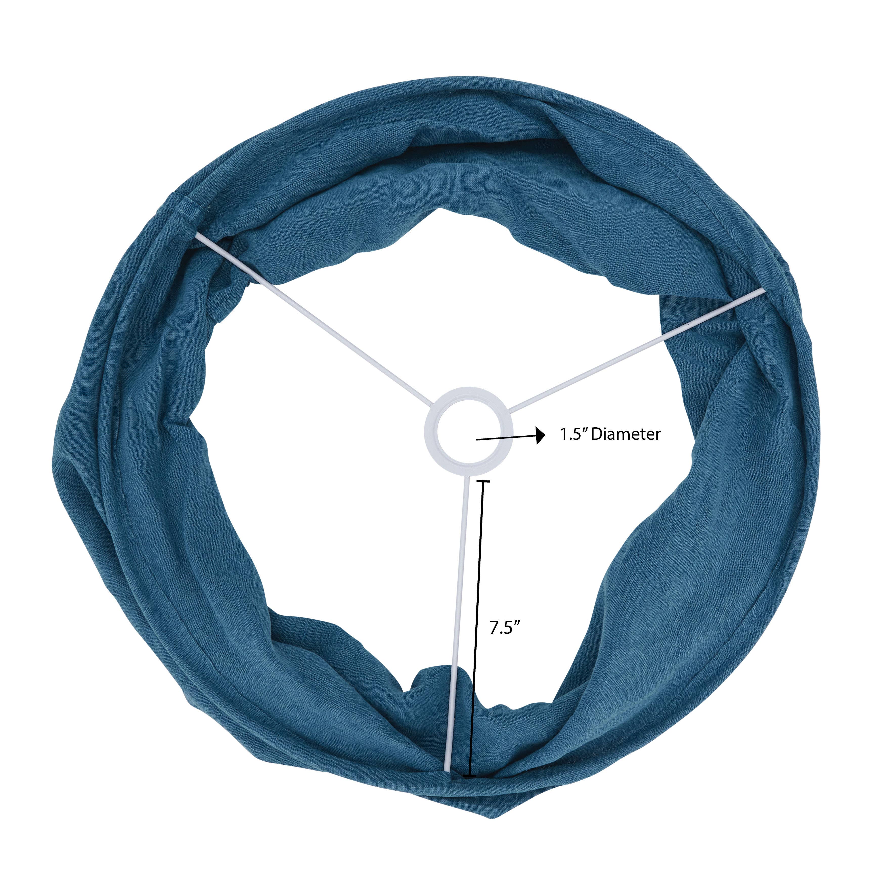 Saro Lifestyle - Wholesale Lamp Shade - Stonewashed Fringe Lamp Shade17