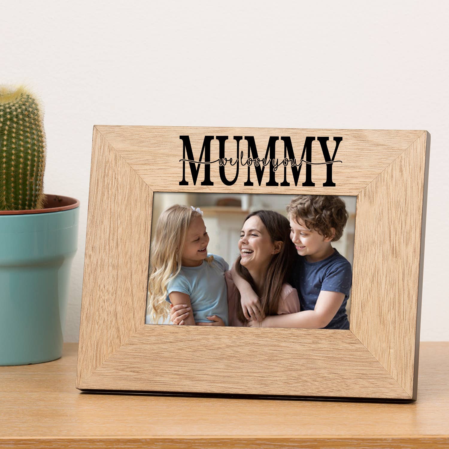 withlovefrom – wholesale Picture frame – Love Mummy Wood Photo Frame3