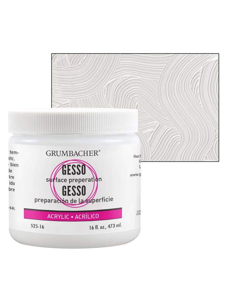 White Gesso, 16 oz. for wholesale by Chartpak, Inc.