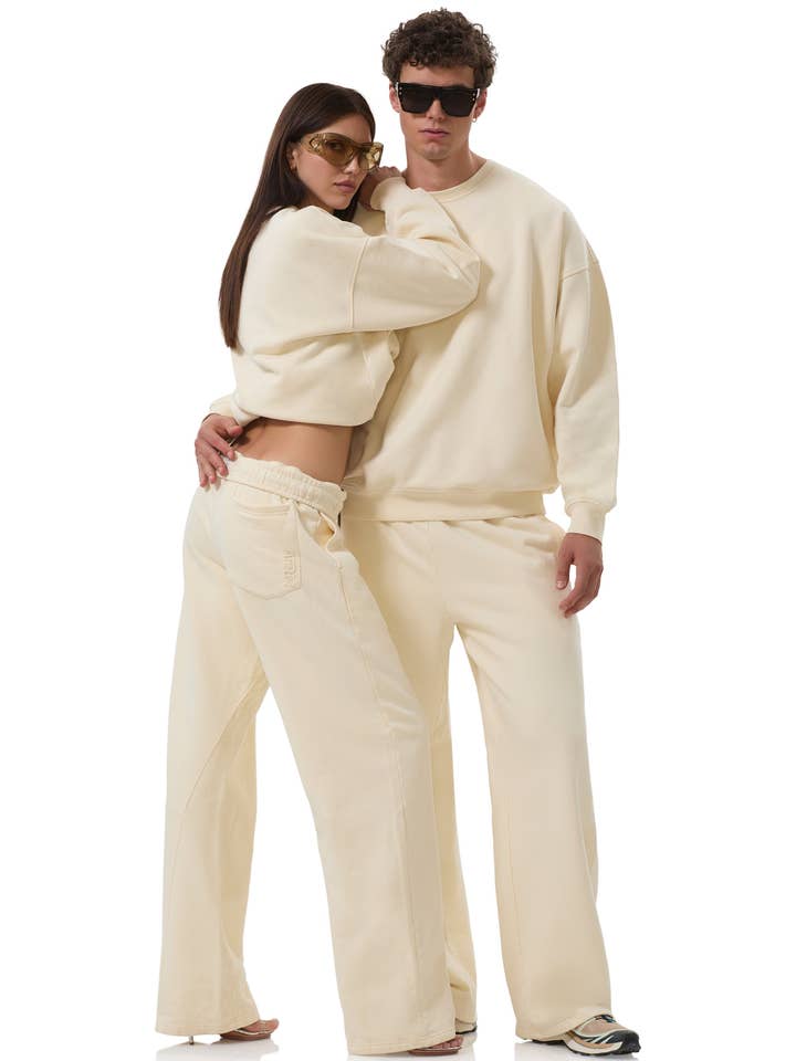 Pantalón de chándal de pierna recta fina - Blanco Vintage para venta al por mayor de AFRM