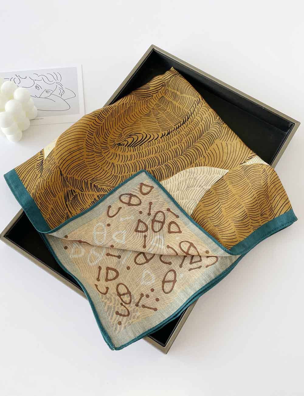 Dipped Shop - Wholesale Sjaal - Dames - Elegante Bloemenprint Lange Satijnen Sjaal DP25F9990