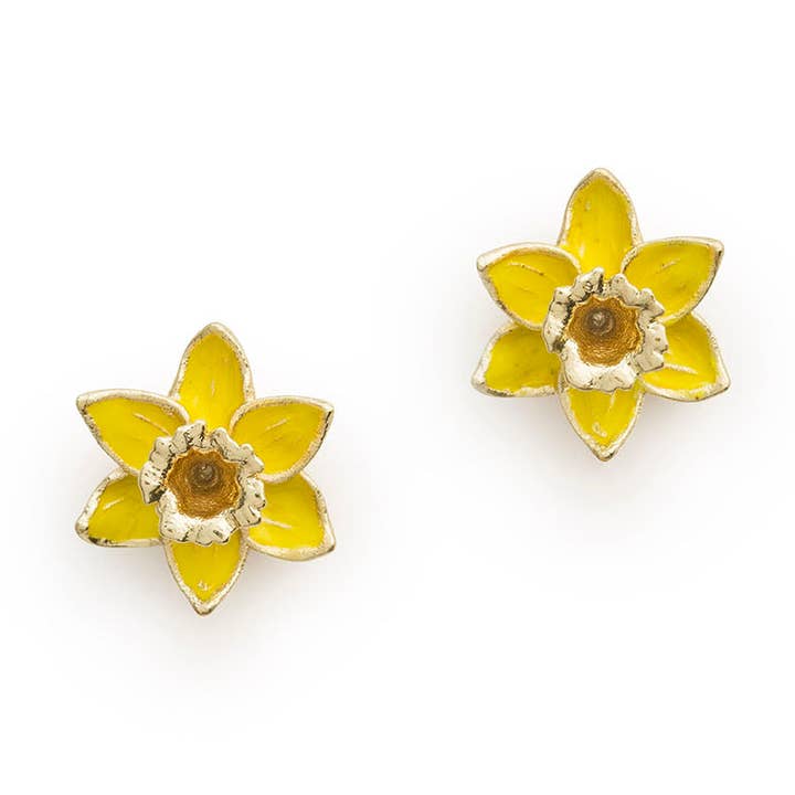 Daffodil Stud Earrings for wholesale by Bill Skinner