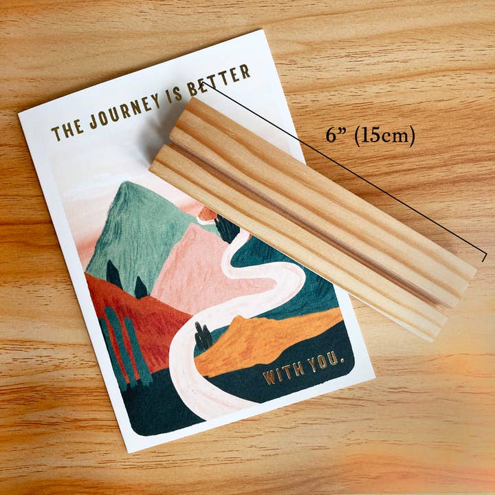 Wooden Objects Co - Wholesale Picture Frame Stand - Black Bar Photo Holder Stand, Wooden Picture Card Holder3