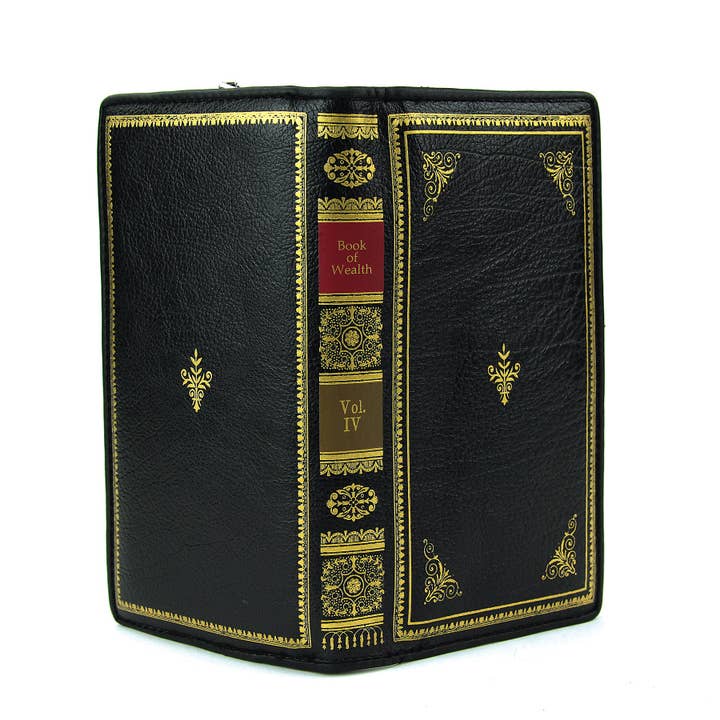 Vintage Book Wallet in Vinyl for wholesale by COMECO INC