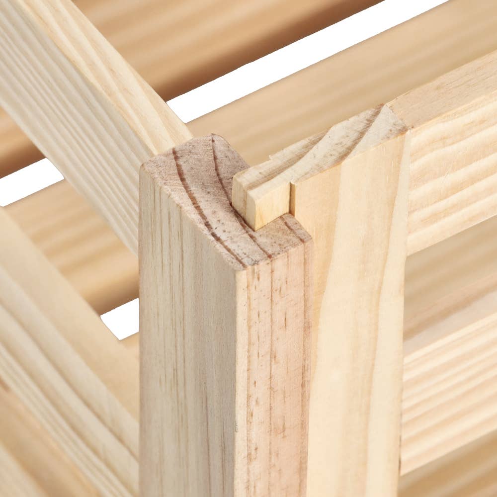 light brown Storage box 'Leisten', pine for wholesale on Faire5