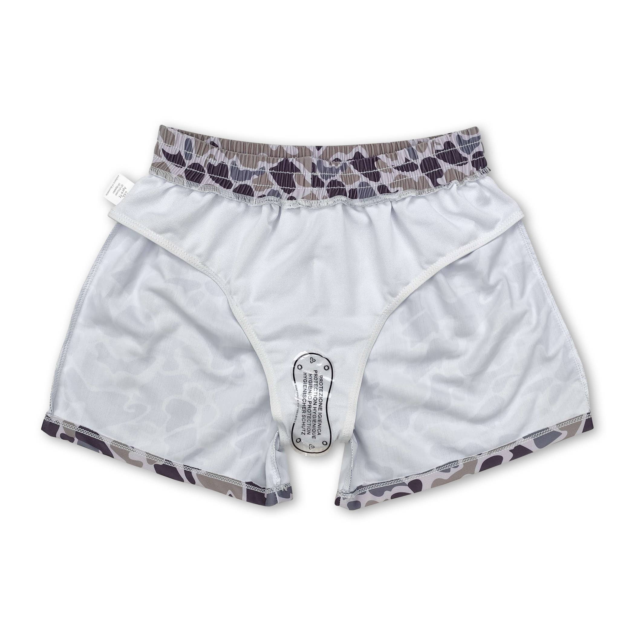 Yawoo Garments - Wholesale Swim Shorts - Kids - Camo summer boy swim trunks1