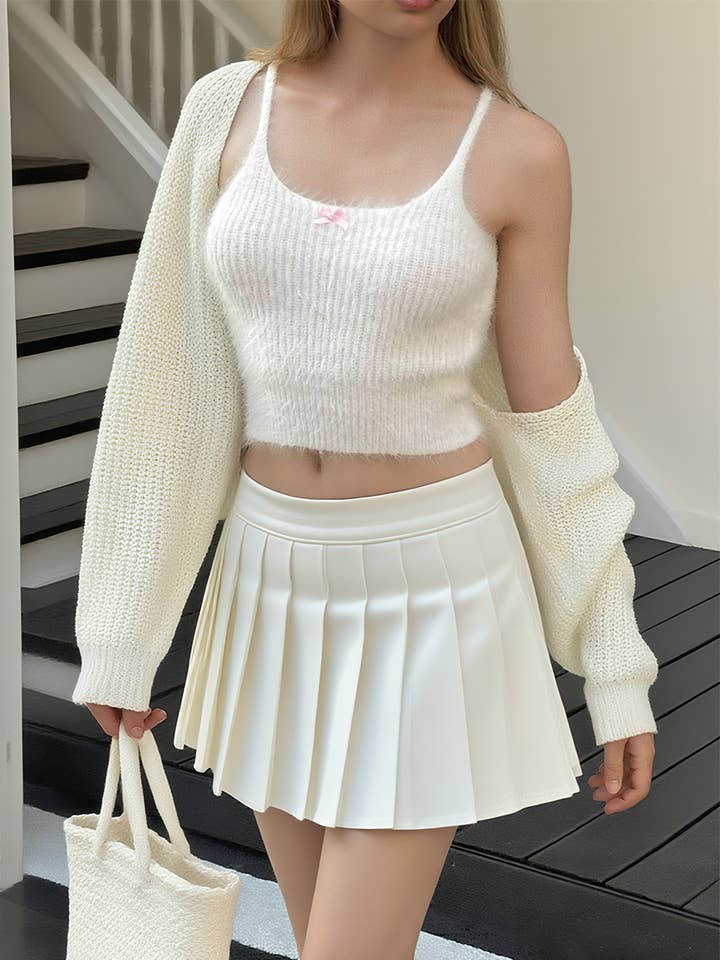 Slim-Fit Bowknot Lingerie-Style Knit Camisole BFZY1816 for wholesale by UNISHE