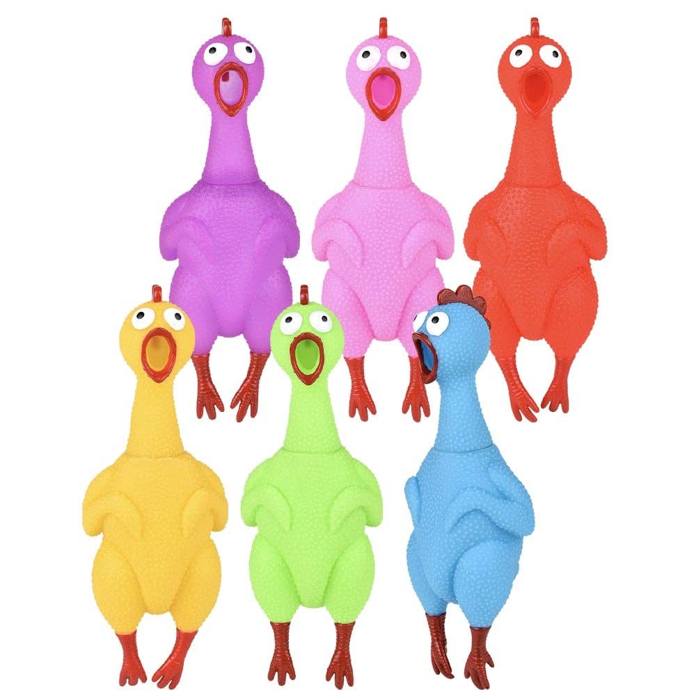 La Luna Bella - Toys – Großhandel Klassisches Spielzeug – Kinder – Big Rubber Chicken Collectible 9,5" LLB Kinderspielzeug1