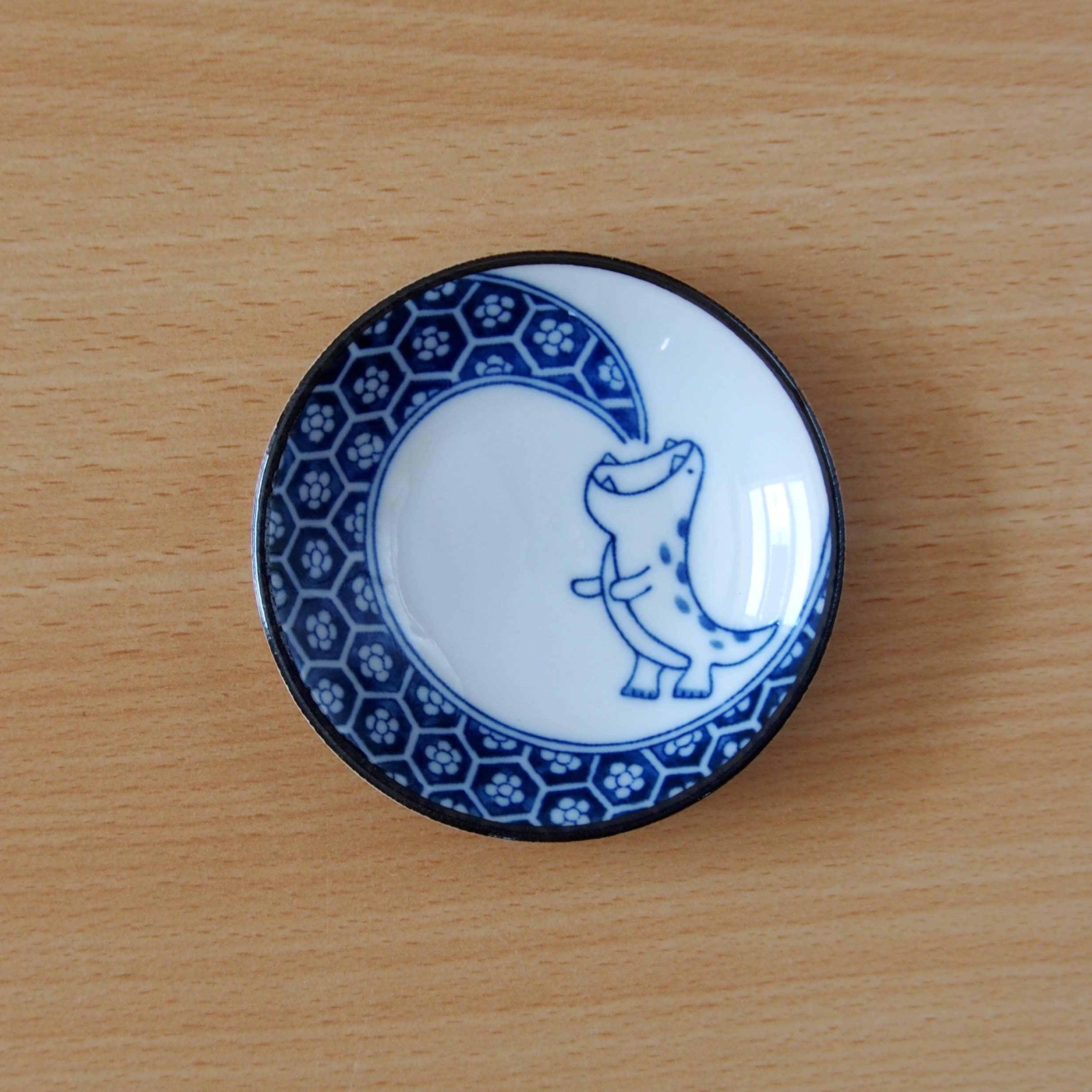 Sensui – wholesale Dinner plate – Japanese Dinosaur Small Plate1