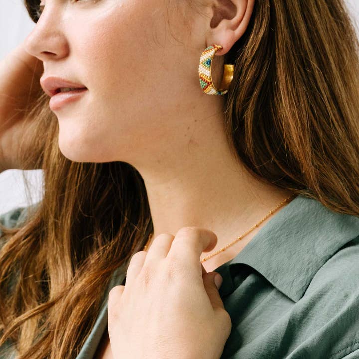 Noonday - Wholesale Hoop Earrings - Festival Hoops1