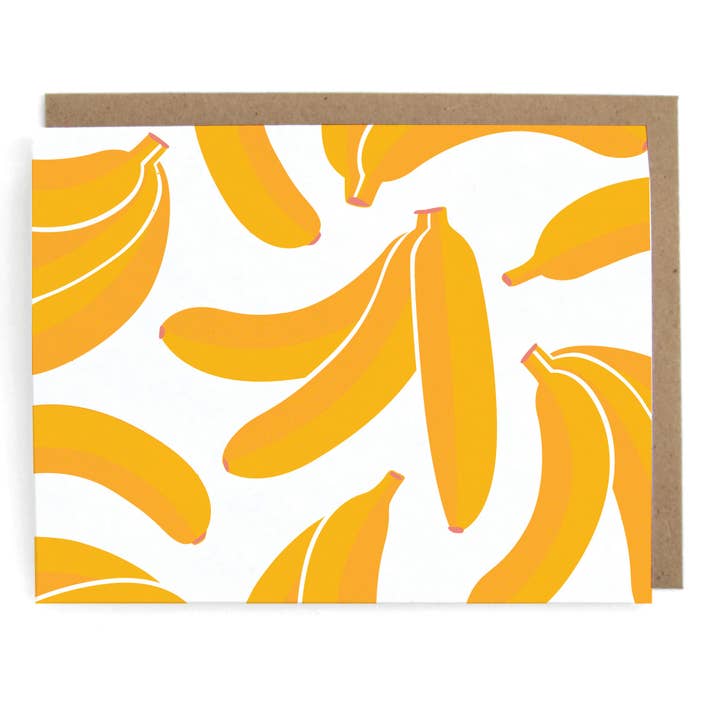 Banana Greeting Card for wholesale by The Neighborgoods