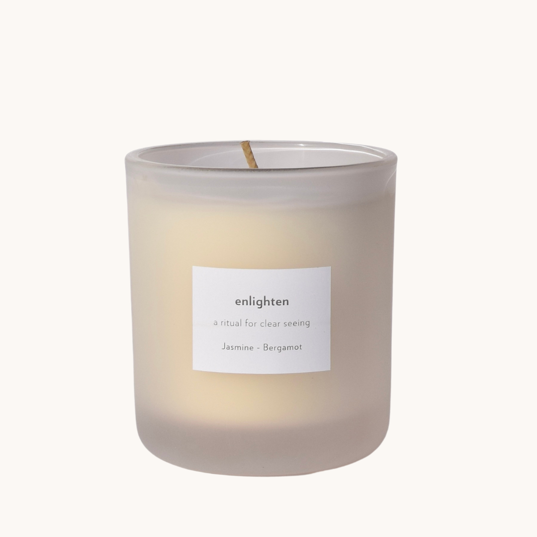 Rosebud Woman - Wholesale Jar/Filled Candle - Bespoke Matches as a Gift with Enlighten Jasmine & Bergamot Ritual Candle (Limited Edition)1