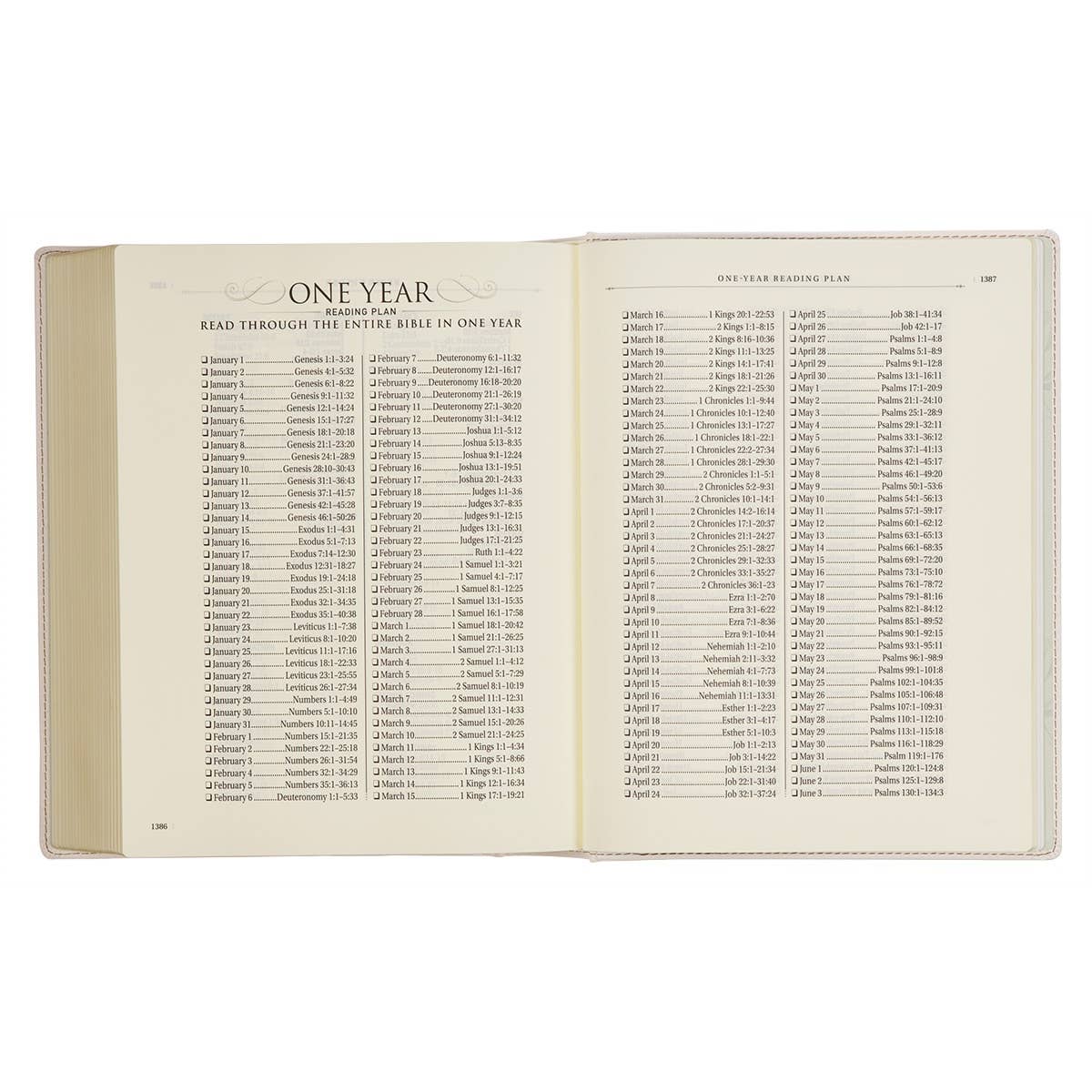 Christian Art Gifts - Wholesale Display Book - KJV Note-taking Bible LP Faux Leather HC, White Floral8