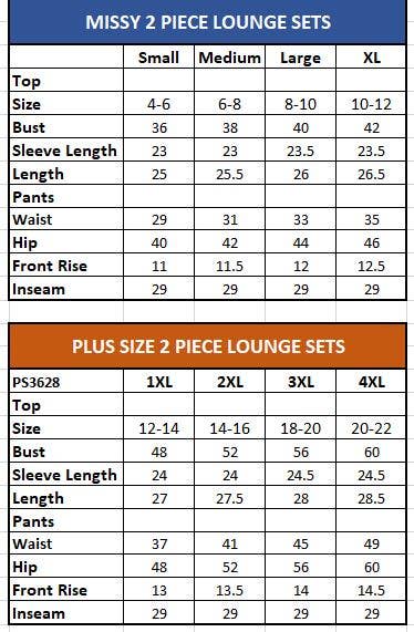 WHITE MARK – Großhandel Loungewear-Set – Damen – 2-teiliges Lounge-Set in Übergröße19