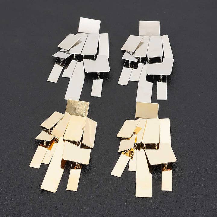 Verguld Metalen Oorbel voor wholesale door 3AM BY H&D ACCESSORIES