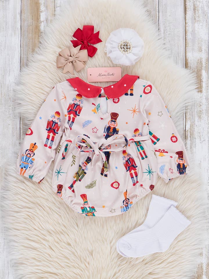 Marie Nicole Clothing - Wholesale Bodysuit (Non-Footed) - Baby - Nutcracker Dreams Bubble2