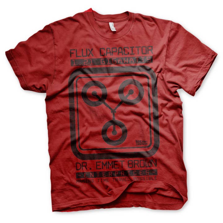 Hybris Production AB - Wholesale Screen Printed T-Shirt - Unisex - Flux Capacitor T-Shirt4