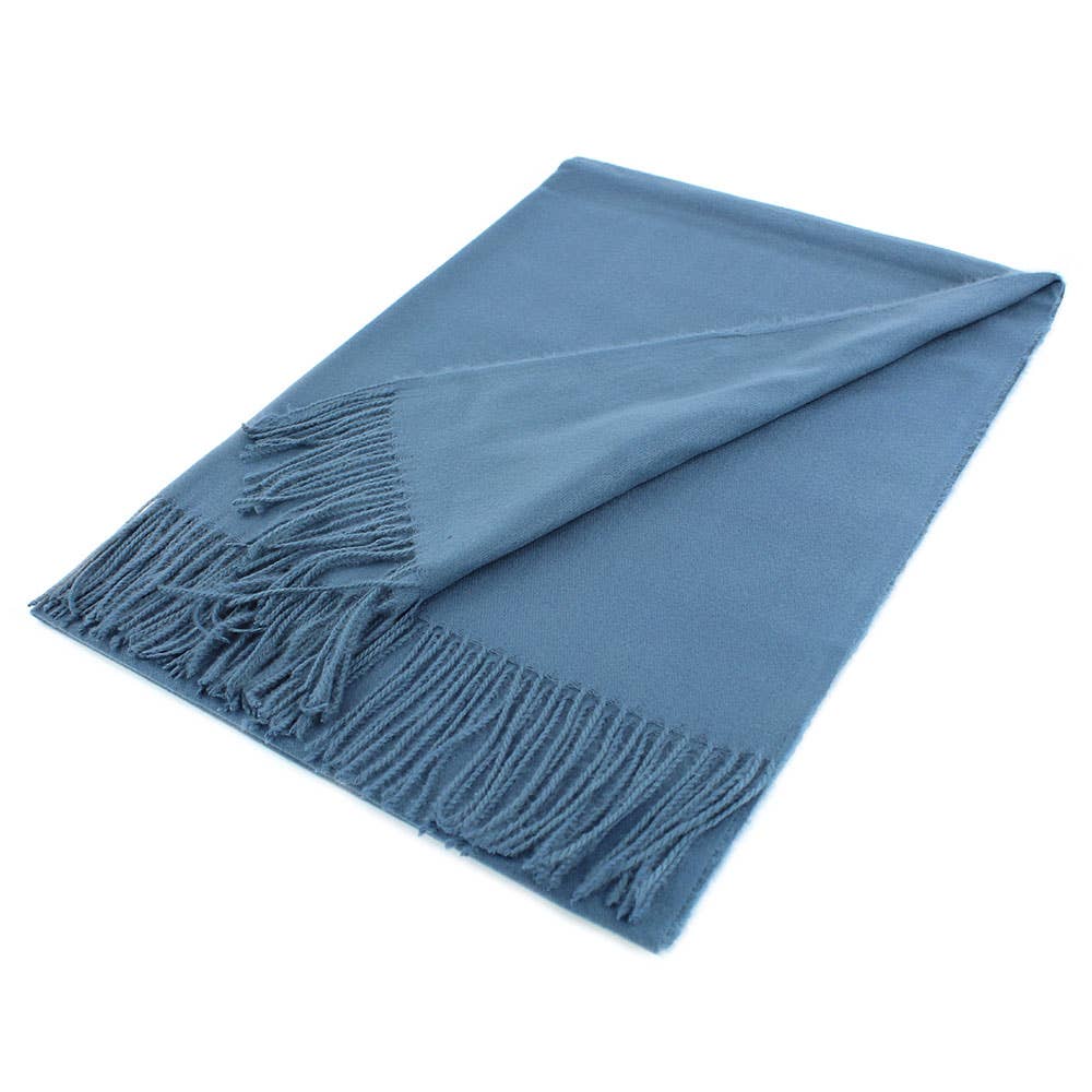 Sensibling Corp. - Wholesale Scarf - Women's - Solid Cashmere Blend Soft Wrap Shawl Scarf52