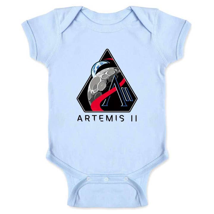 NASA Artemis II Program Mission Patch Baby Bodysuit for wholesale by Pop Threads