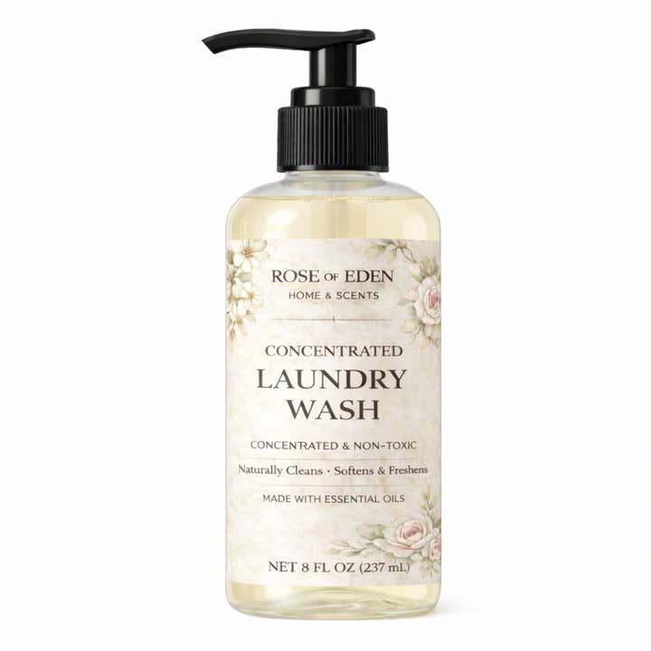 Ultra-Concentrated Liquid Laundry Wash- 8 oz for wholesale by Rose of Eden Home & Scents