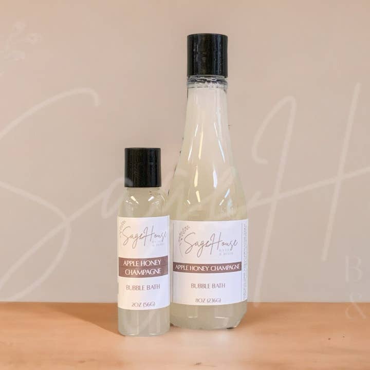 SageHouse Bath & Body - Wholesale Bubble Bath - Apple Honey Champagne Bubble Bath2