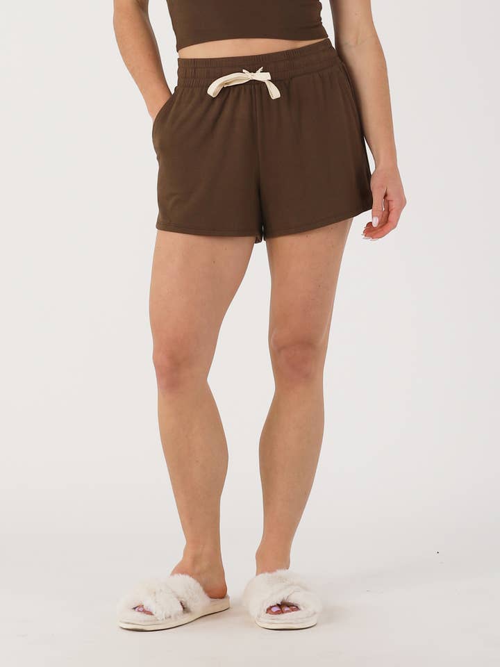 Pantalón Corto Cómodo: Chocolate para venta al por mayor de Glyder