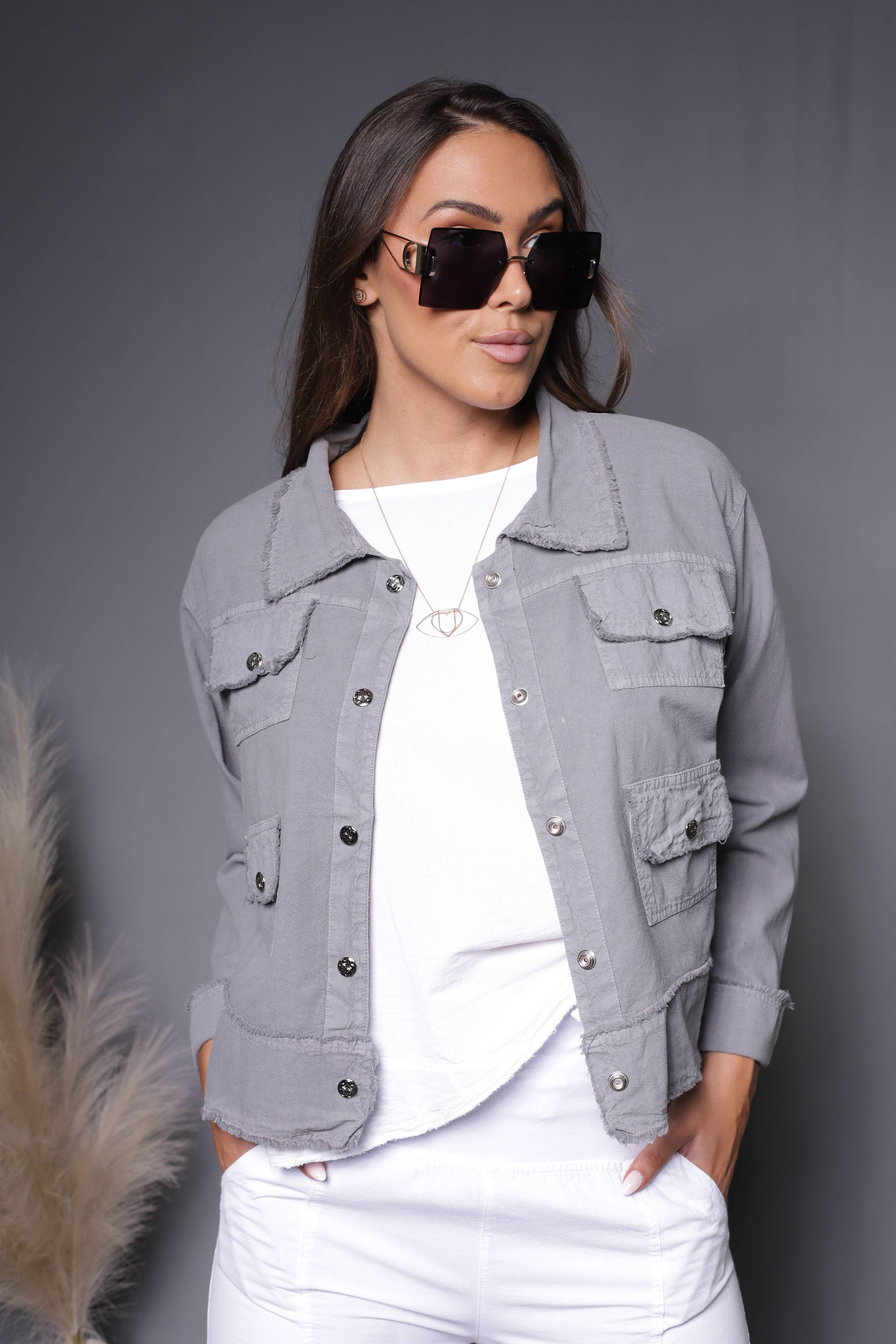 Giocam – Blusão - Mulher por atacado – Jaqueta 601 Gio Giocam em algodão peruano 100%9