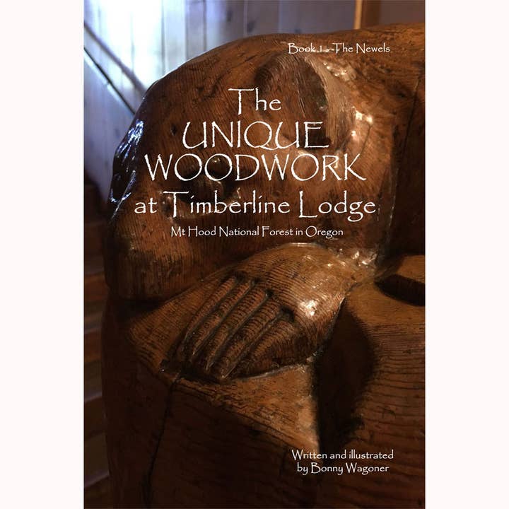 The Unique Woodwork at Timberline Lodge for wholesale by Bonny Wagoner - Artist/Illustrator