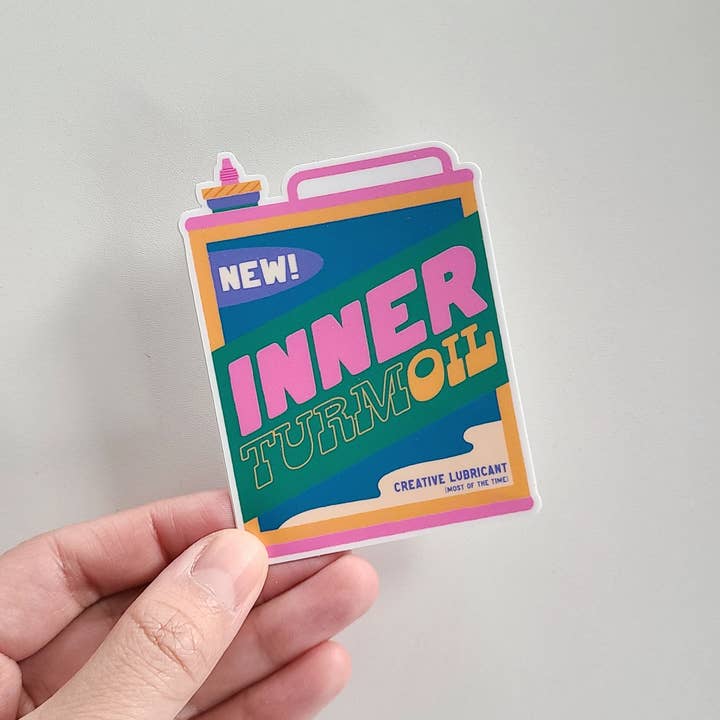 Innerer Aufruhr Aufkleber für den Großhandel von Mad Love Creative Co.