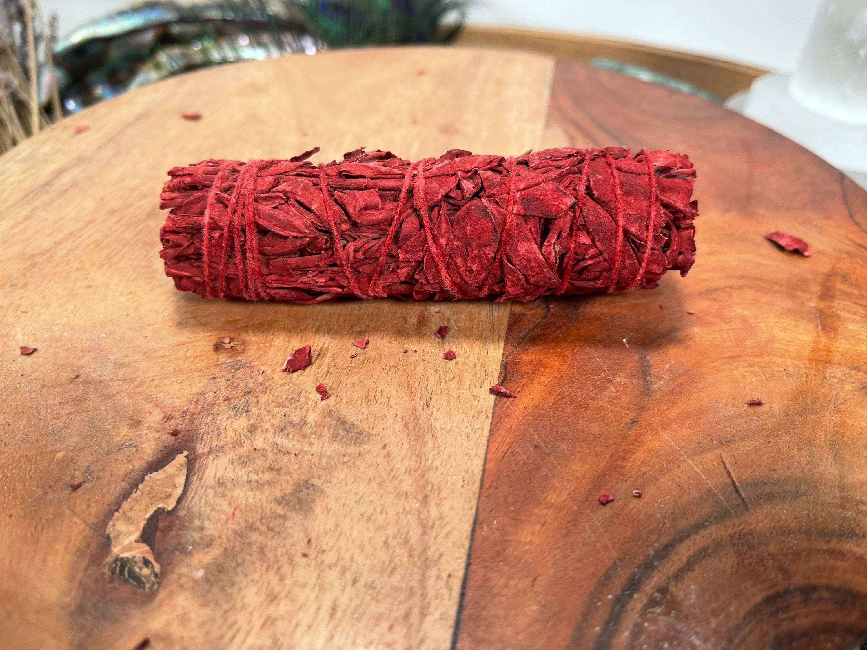 CaNatureLover - Wholesale Sage Bundle - ORGANIC Dragon Blood Sage Smudge Sticks I Dragon Blood Sage High Quality 2 side cutted , high quality  Free Shipping, Smudging kit, Red Sage7